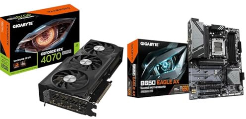 Gigabyte GeForce RTX 4070 SUPER WINDFORCE OC B650 Eagle AX Scheda Madre per AMD Ryzen 7000