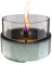 Tenderflame Café 18 Reactive Glaze Tischkamin aus Porzellan, Grün, 18,2 x 13,5 cm, Grün