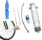 Fahrrad Tubeless Dichtmittel Injector,Tubeless Reifendichtmittel Spritze,Fahrrad Sealant Reifendichtmittel Injector,Fahrrad Ventilwerkzeug Spritze mit Valve Core Removal Tool zur Fahrradreparatur