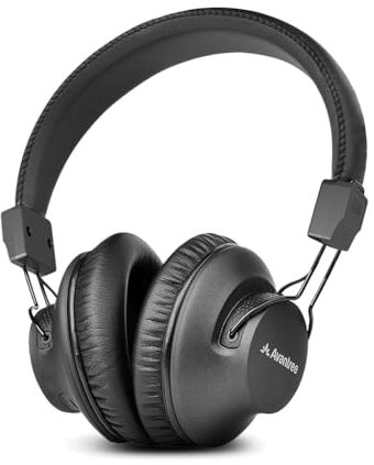 Avantree AS9-P aptX HD Bluetooth 5.3 Wireless Over-Ear Kopfhörer mit aptX-Adaptive, Clear Voice Mode, Lautstärkeregelung, Ads Stummschaltknopf, 50 Std. Wiedergabezeit, Leichtgewichtskomfort