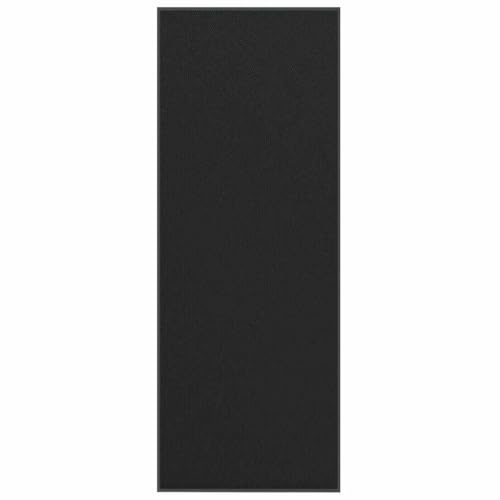 vidaXL Fußmatte Schwarz 115x300 cm