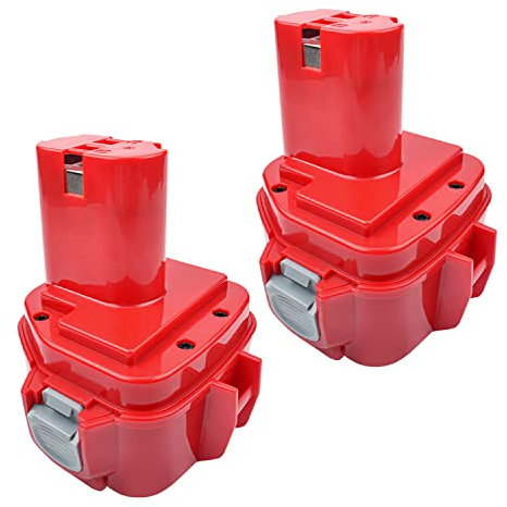 Lot de 2 batteries de rechange 12 V 5,0 Ah pour Makita PA12 1222 1220 1233 1234 1235 1235F 192696-2 192698-8 192698-A 193138-9 193157-5 Outil 000 mAh. Batterie