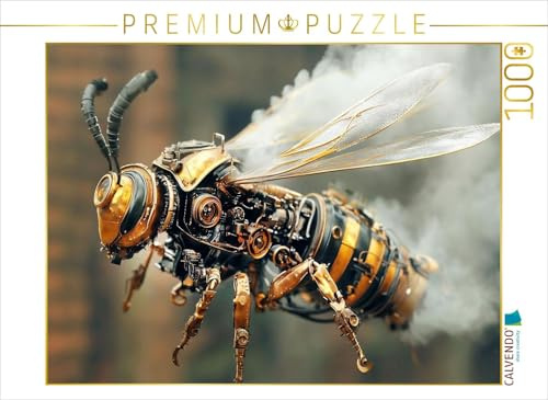 CALVENDO Puzzle EIN Motiv aus dem Kalender Die Fantastische Welt der Steampunk-Insekten | 1000 Teile Lege-Größe 64 x 48 cm Foto-Puzzle für glückliche Stunden