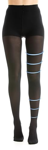 Gi&Gi Collant Contenitivi a Compressione Graduata 140 DEN 18-21 MMHG CLASSE 1, Calze Modellanti da Donna MICRO FIBRA OPACO,