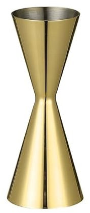 Coctelera,Cocktail Shaker Jigger doble for cócteles, medidas de barra, herramientas de barra, 30/60 ml, 30/45 ml(Gold 30 45ml)