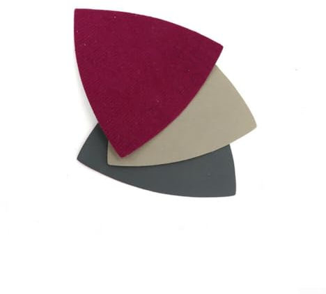 Gdfnmogo 50 Pack Triangle Sandpaper Wet Dry Sanding Sheets Multi-Purpose Abrasive Paper For Wood Metal Paint Surfaces 800 1000 1500 5000 Grit