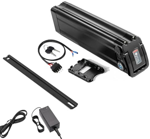 HJGHY 4pin,36V 13Ah, Batteria agli ioni di Litio per Bici elettrica da 36 V 10 Ah 13 Ah 15 Ah Batteria per Bici elettrica da 48 V 10 Ah 13 Ah per Motore per Bicicletta elettrica da Montagna