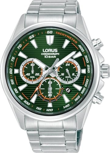 Lorus Damen Uhr Chronograph Edelstahl Silber