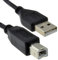 kenable USB 2,0 24AWG Alto Velocidad Cable Impresora Cable A a B Negro 1,5 m [1.5 Metros/1,5m]