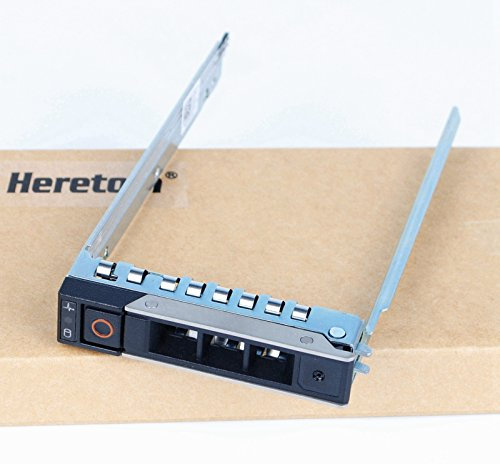 Heretom Caja de Disco Duro de 2,5 Tray Caddy Caddie para DELL PowerEdge y XC-Series - 14ª generación R340 R440 R640 R740 R740xd R840 R940 R6415 R7415 R7425 R7515 - Bandeja SSD SAS SATA NVMe