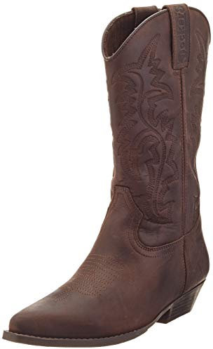 Dockers by Gerli 43bl001 - Stivali western Uomo, Marrone (Dunkelbraun 380), 43 EU