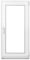 Premium Kunststofffenster Von Komforta - Kellerfenster Weiß Argon Isoglas BxH: 400 x 1150 mm Garagenfenster/Gartenhaus Fenster BxH: 40 x 115 cm 2-fach Verglast Din Rechts Funktion Dreh Kipp Fenster