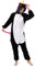 Katara 1744 Jumpsuit, Damen Herren Erwachsene, Einhorn Schwarz, Körpergröße 155-165cm (M)