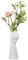 OYMOMYO Handvase für den menschlichen Körper, Armkörperform, kleine Blumenvase, modern, ästhetisch, dekorativ, weiße Keramikvasen für Zuhause, Wohnzimmer