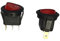 13 A 250 V Interruptor basculante redondo con luz indicadora para pequeños electrodomésticos iluminación transformadores con línea de alimentación KCD5-103N, color negro 10 unidades