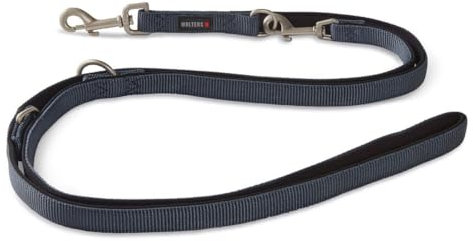 Wolters Führleine Professional Comfort, Farbe:Graphit/schwarz, Größe:M 300 cm x 15 mm (extra lang)