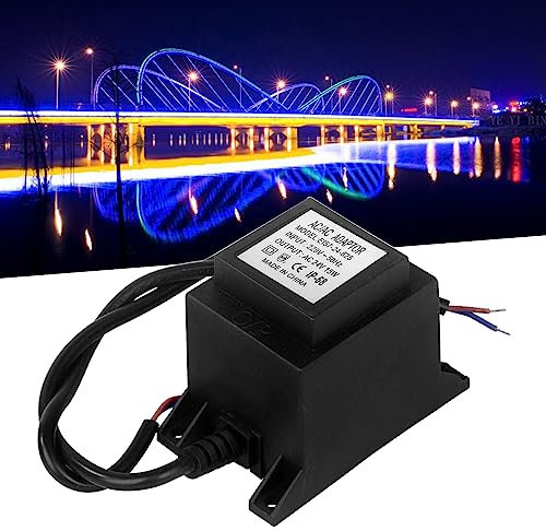 LED Transformator 12V Netzteil AC/AC 15W,IP68 Wasserdicht LED Trafo Transformator für LED-Beleuchtung und Teichpumpen (24V 15W)