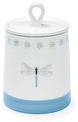 Cooksmart Ceramic TCS Canister | Tea Coffee Sugar Canisters For All Type Of Kitchens | Coffee And Tea Storage Jars With Modern Designs - English Meadows