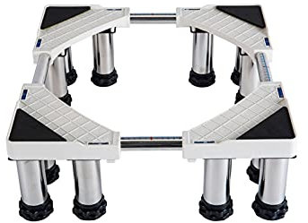 YHJZSM Heavy Duty 4/8/12 Legs Washing hine Base Stand Adjustable Refrigerator Holder Bracket Length 51-72Cm Width 46-68Cm Wine Cooler Stent Fridge Stand Pedestal/12 Legs/14-17Cm