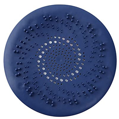 Cubierta de Drenaje de Ducha Cubierta de Drenaje de Piso Hogar Baño Colector de Cabello Tapón Filtro de Fregadero de Cocina Accesorios de colador de bañera (Color: BLU) (Color : BLU)