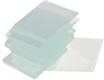 Generic 100 Stück Mikroskop-Deckgläser, 20mm x 20mm, Glas, Klar