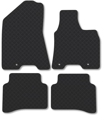 MG ZS (2021+) [Electric] 3mm Rubber Car Mats | Tailored Fit Durable Floor Mats Full Coverage Protection Waterproof Accessories Easy Clean Anti Slip Made in the UK