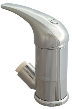 Shower Mixer Roma Tap Chrome 12V Micro Switched Hot & Cold Shower for Caravan Motorhome Boat