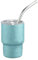 Stanley Tumbler, 3 oz Stainless Steel Mini Travel Mug, Tumbler with Handle and Straw Lid, Stanley Cup for Home, Office or Car (blue)
