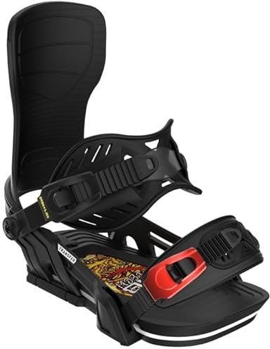 Bent Metal Transfer Herren Snowboard-Bindungen M: US M 8-11, Schwarz/Gelb