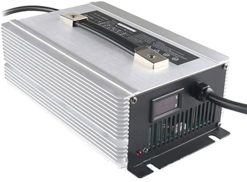 WLEJSL Chargeur Batterie Haute Puissance 48 V 30 A 2000 W Chargeur Batterie Plomb Chargeur Chariot Élévateur Électrique Écran LCD Batterie Plomb,A