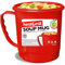 AMK® Pendeford Heat & Eat Soup Mug Microwave Safe Assorted Colours BPA Free Lid with Steam Vent Ideal for Soups