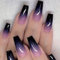 Mrltau Lot de 24 faux ongles longs à coller - Forme cercueil - Faux ongles à coller - French Nails