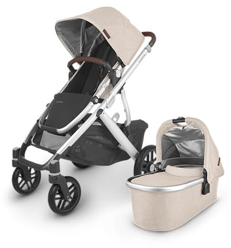 UPPAbaby Vista V2 Pushchair – Declan – All in One, Convertible Baby Stroller, Includes Carry Cot & Toddler Seat, Pushchair Accessories, One Step Fold, Suitable from Baby to Toddler