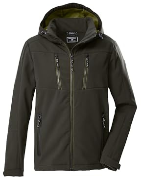 Killtec Herren Kow 79 Mn Sftshll Jckt Softshelljacke mit abzippbarer Kapuze