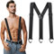 Kiiwah Hosenträger für Herren Breit 3,5 cm mit 3 Dreieckige Robusten Karabiner Verschluss, Einstellbar und Elastisch Einheitsgröße Hosenträger für Männer und Damen, Y Style