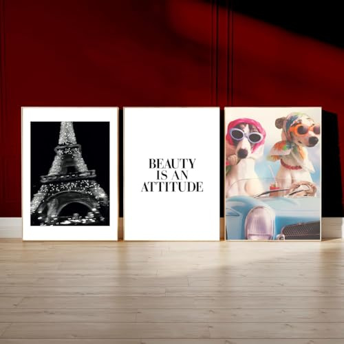 Winund poster set 50x70 cm, UNGERAHMT, Wandposter, deko schlafzimmer, deko, wandbilder, leinwand bilder, wanddeko, poster vintage, bilderrahmen 50x70 (PARIS_50X70)