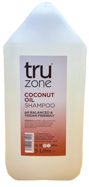 Truzone (Almond, Coconut Oil/Herbal Complex and Tea Tree Shampoo), Herbal Complex Conditioner, 5Litres (5L, Coconut Oil Shampoo)