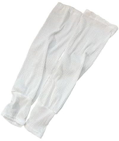 Armstulpen für Radfahren, LSF 50, atmungsaktiv, Sonnenschutz, für Laufen, Tennis, Radfahren, Basketball, Golf, Schweißen, Angeln, Volleyball, weiß, Refer to description