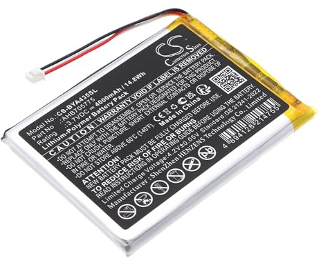 TECHTEK Batterie 4000mAh Compatible avec [Babymoov] A014426, A014433, A014435, Babyphone Yoo Go +. A014429, Babyphone Yoo Go+ HD, Yoo Master +, Yoo Master+, Go +, Mast FBA