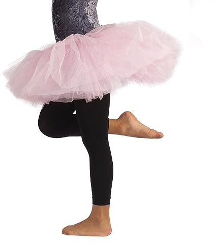 CALZITALY Pack 1 o 2 Pares - Leggings de Danza para bebés, Leggings de Ballet, Leotardos de Ballet, Negro, Rosa, 4-6, 8-10, 12-14 años, 60 Den, Made in Italy (4-6 Años, Negro)