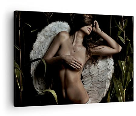 ARTTOR Bilder auf Leinwand 70x50cm Wandbild Menschen - 0225