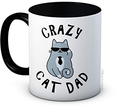 Crazy Cat Dad - Humoristique de Haute Qualité Café Thé Tasse