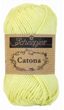 Scheepjes - Scheepjes 100 Zitrone Chiffon Catona Garn - 1x25g