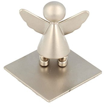 Michel Toys Zettelhalter - Kleiner Schutzengel - magnetisch, silberoptik Matt