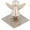 Michel Toys Zettelhalter - Kleiner Schutzengel - magnetisch, silberoptik Matt