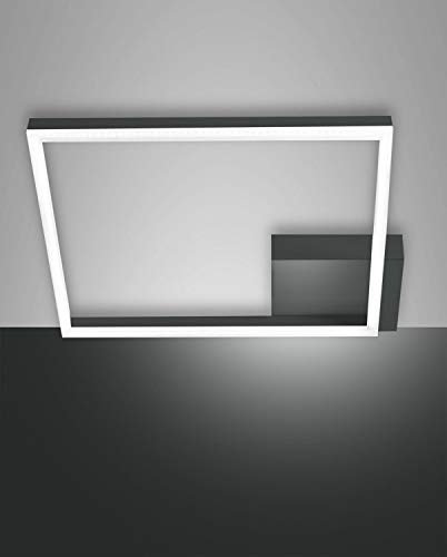 FABAS LUCE 3394-61-282 Deckenleuchte BARD LED DIM 39W 3510lm ANTRACITE L42X42 cm