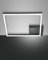 FABAS LUCE 3394-61-282 Deckenleuchte BARD LED DIM 39W 3510lm ANTRACITE L42X42 cm