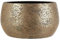 MICA Decorations Pot de Fleurs Clemente Rond doré, H 31 x Ø 38 cm - Diamètre intérieur 29,5 cm