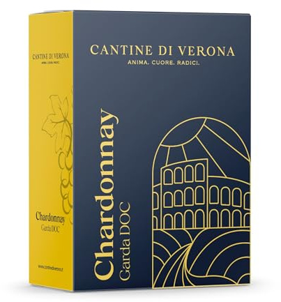 Cantine di Verona - Chardonnay Garda Doc - Confezione da 10 litri - Vino bianco bag in box