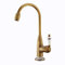 Gx Rubinetto Cucina, Ottone Girevole a 360° Miscelatore Cucina E Fredda E Calda Regolabile, Miscelatore Monocomando Per Lavello - Bocca Alta, Bronzo, Stile Antico
